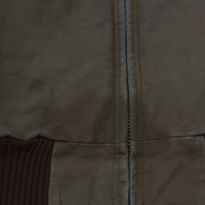 Vintage Carhartt J126 BRN Quilted Lined Hooded Work Jacket XL - Fashion Rerun Vintage Migration_Jacket