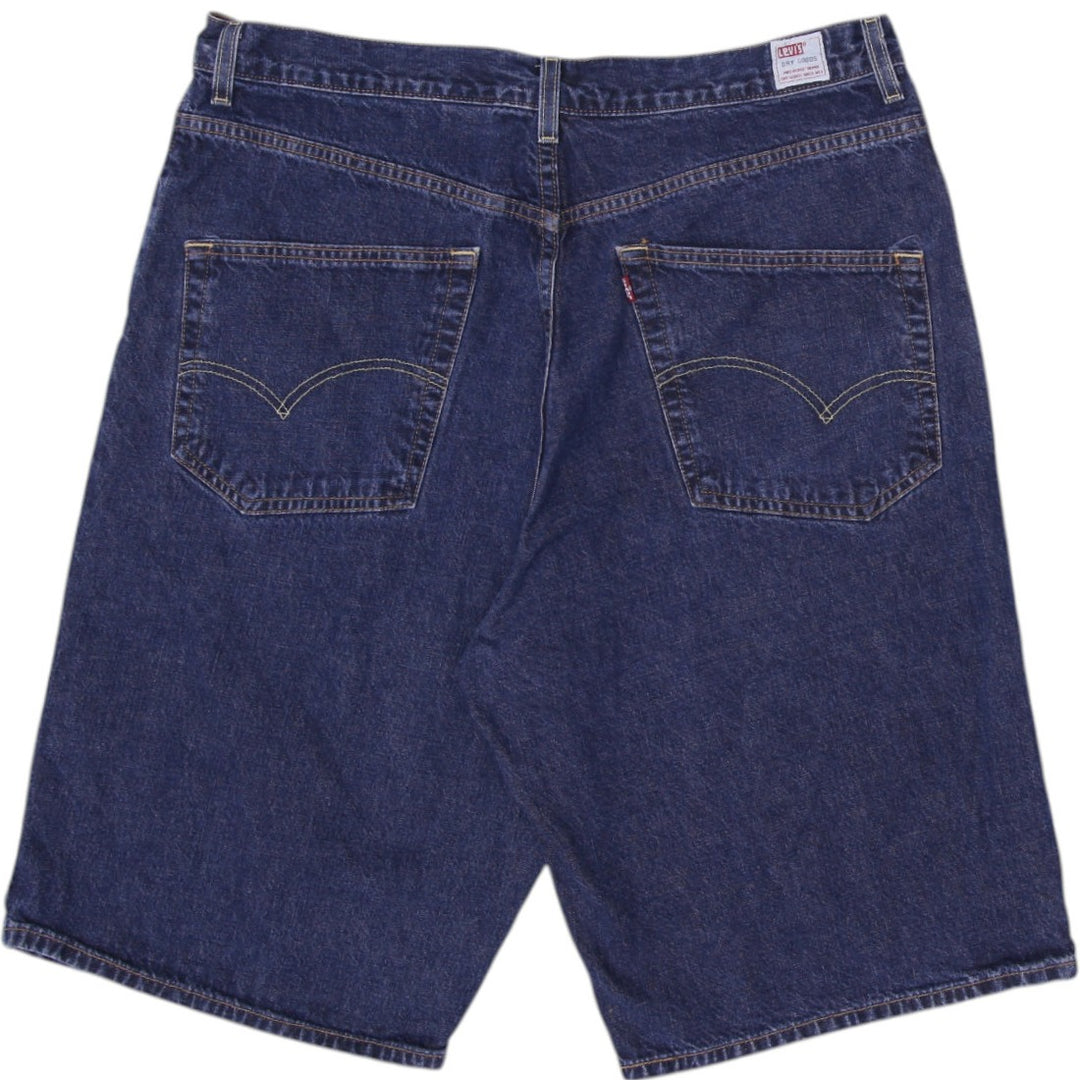 Levis 595 Washed Blue Baggy Straight Fit Denim Size 36