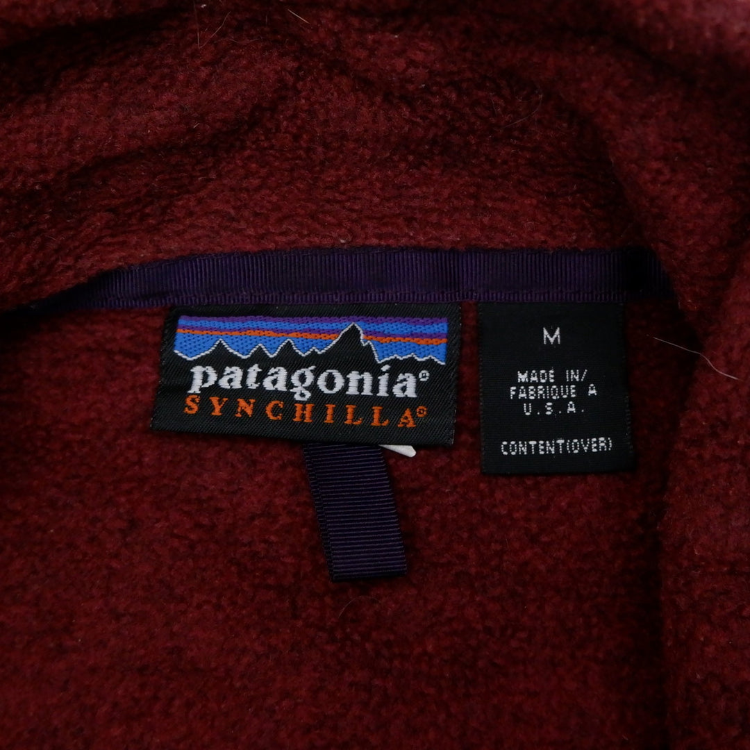 Vintage 90's Patagonia Synchilla Fleece Full Zip Jacket | Migration_Fleece - Back View | Fashion Rerun