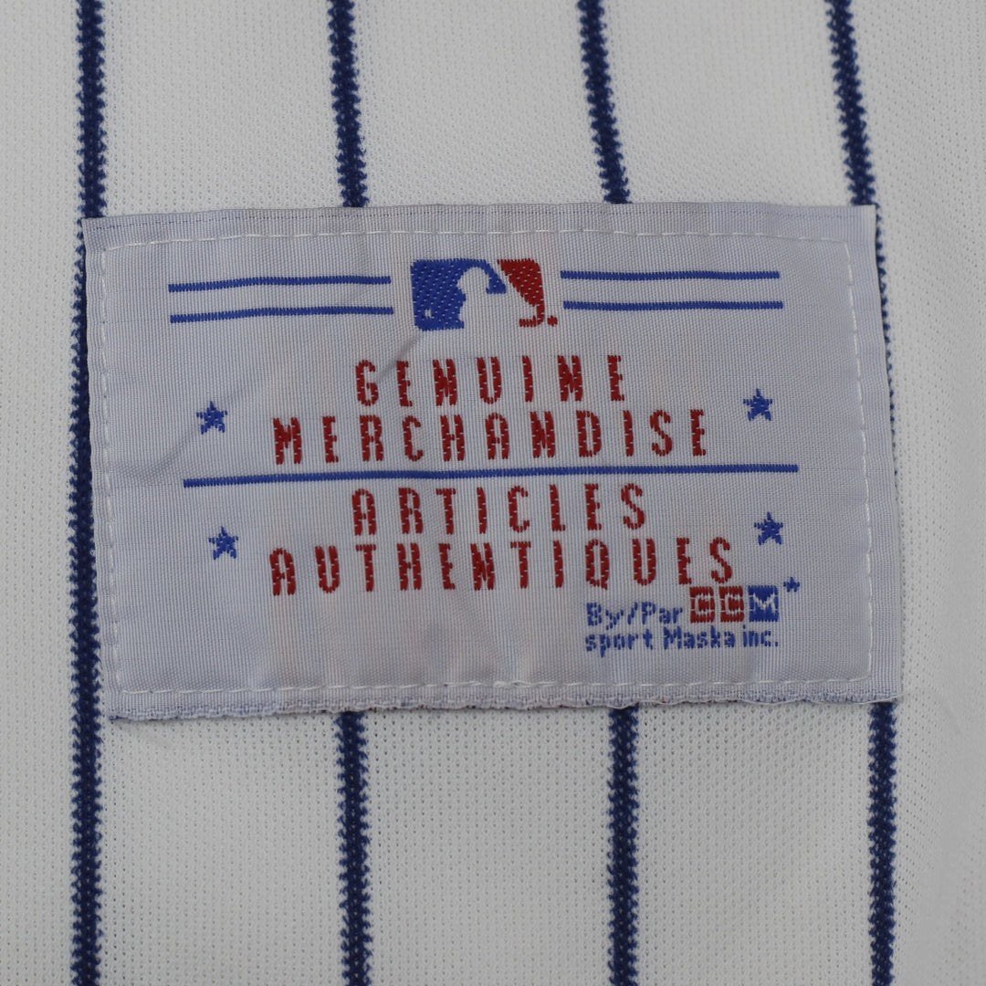 Vintage 90s Montreal Expos CCM Pinstripe Baseball Jersey L | Migration_Jerseys - Detail View | Fashion Rerun