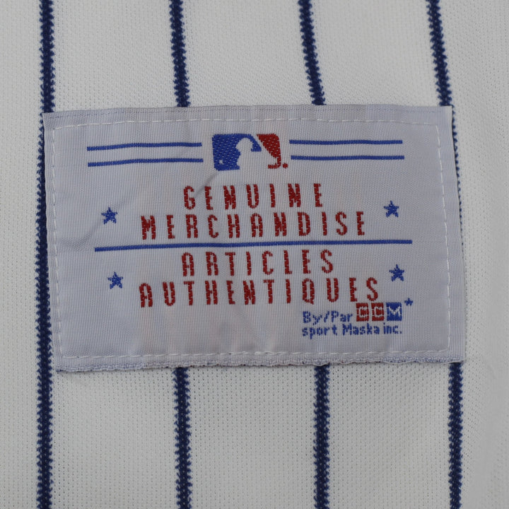 Vintage 90s Montreal Expos CCM Pinstripe Baseball Jersey L | Migration_Jerseys - Detail View | Fashion Rerun