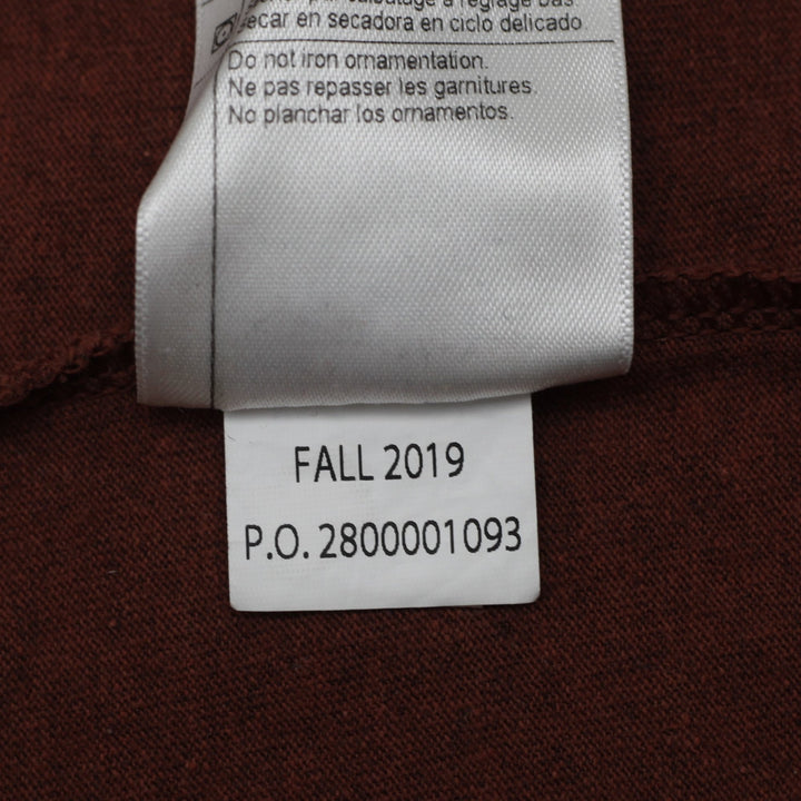 Mens Carhartt T-Shirt Brown Logo Graphic Cotton Retro