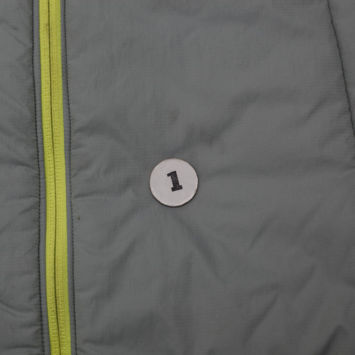 Ladies Arc'teryx Gray Light Blue Insulated Zipper Lightweight Jacket XS | Migration_Jackets - Alternate View | Fashion Rerun