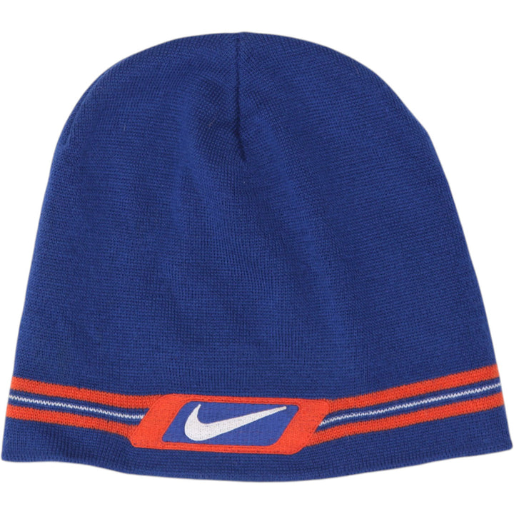 Vintage Nike Blue/ Orange Knit Beanie | Migration_Accessories ACCESSORIES Hats | Fashion Rerun