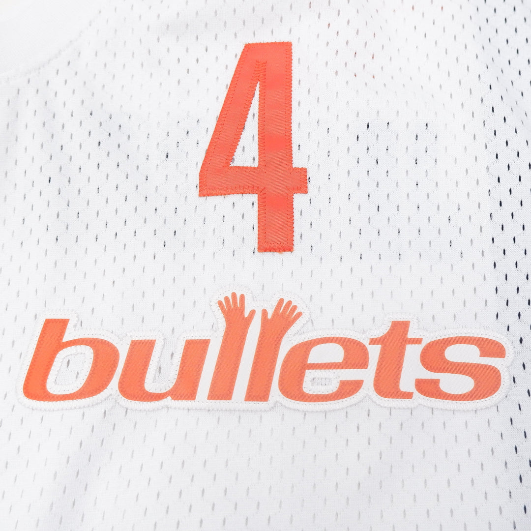 Mens Antawn Jamison Washington Bullets Wizards Jersey White Reebok Hardwood