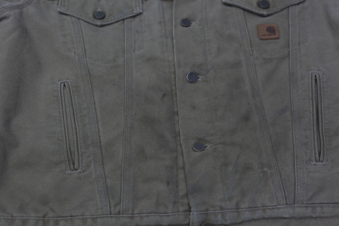 Mens J233-FRB Carhartt Sherpa Lined Jean Jacket