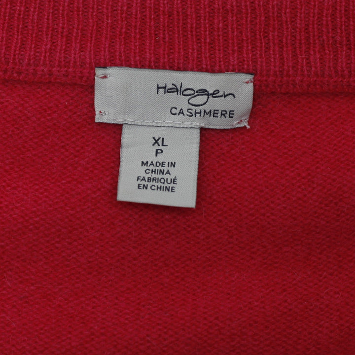 Ladies Halogen 100% Cashmere Pink Sweater