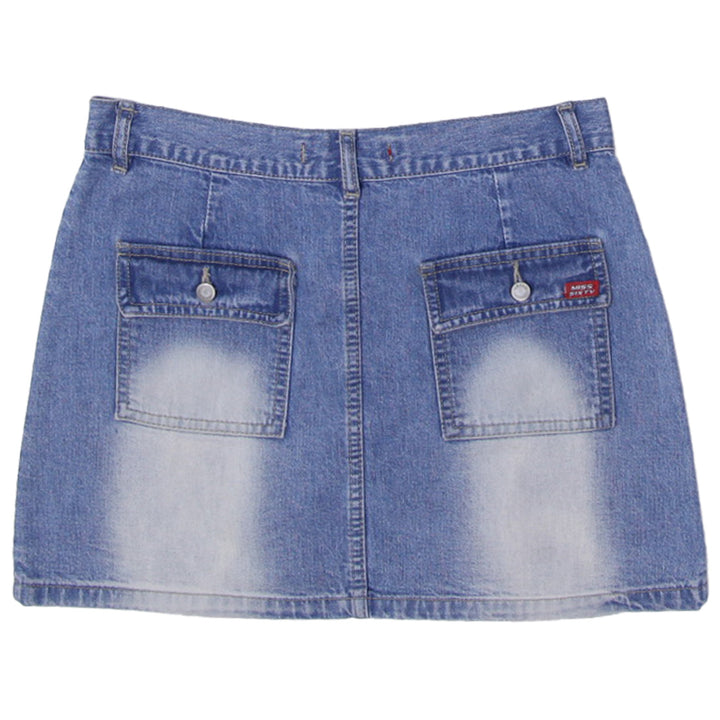 Y2K Ladies Miss Sixty Washed Denim Mini Skirt