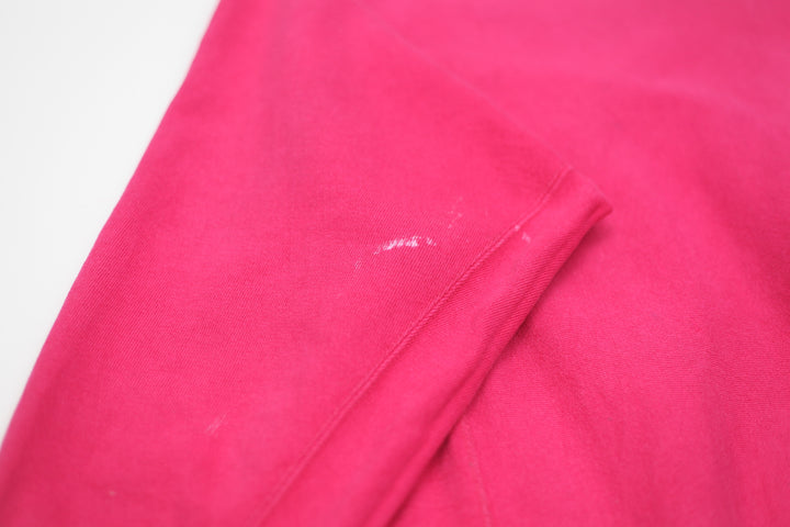 Vintage Champion Reverse Weave Embroidered Sweatshirt Pink Made In USA