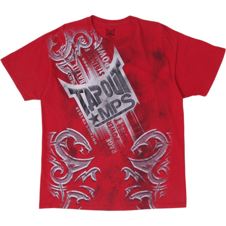 Y2K Mens Tapout MPS Tribal Graphic T-Shirt Size XL