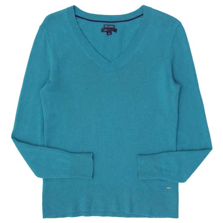 Ladies Tommy Hilfiger 100% Cashmere V-Neck Sweater