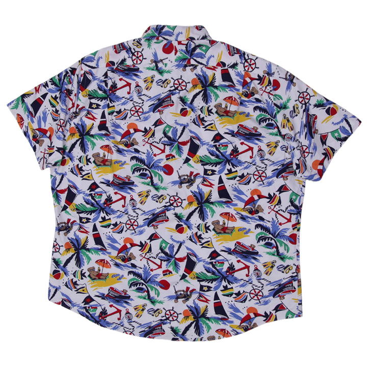 Mens Polo Ralph Lauren Classic Fit Polo Bear Oxford Camp Shirt