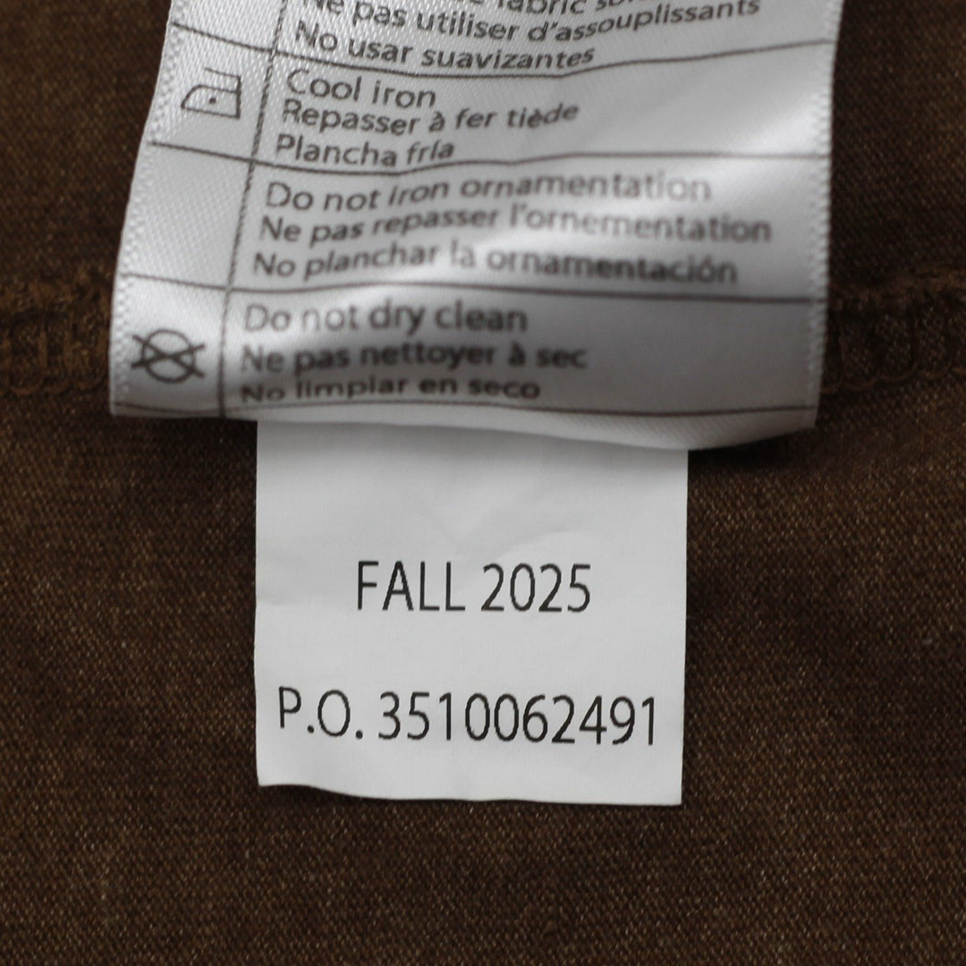Mens Carhartt Relaxed Fit Brown Graphic T-Shirt Built For Generations Size XL