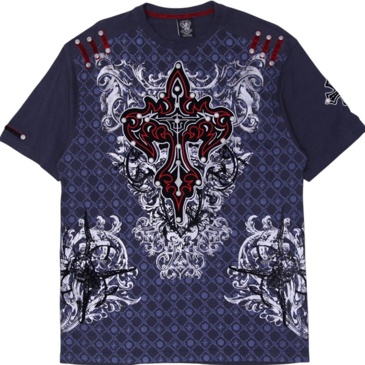 Y2K Mens Embroidered Graphic T-Shirt