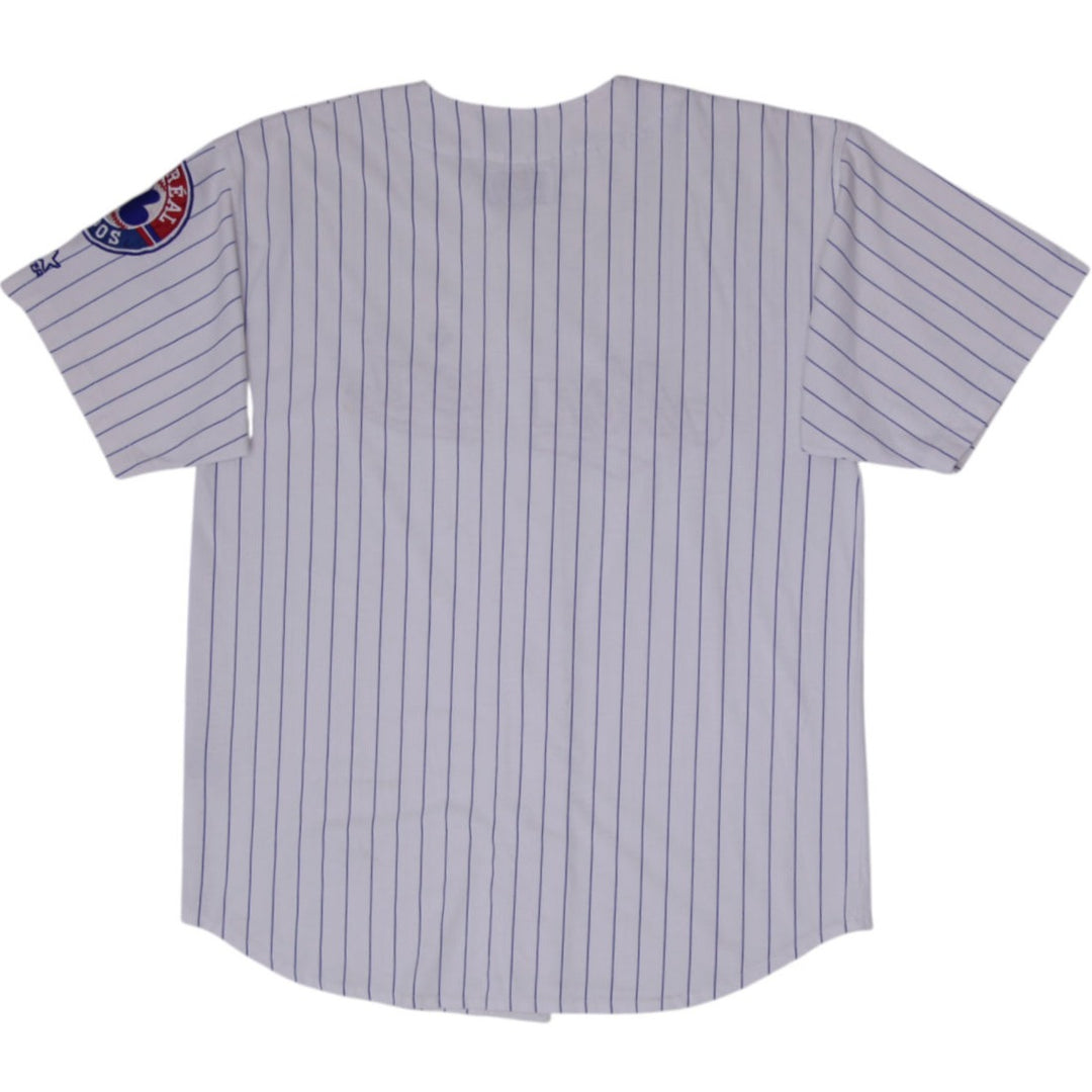 Vintage 90s Starter Montreal Expos Baseball Pinstripe MLB Jersey Size XL