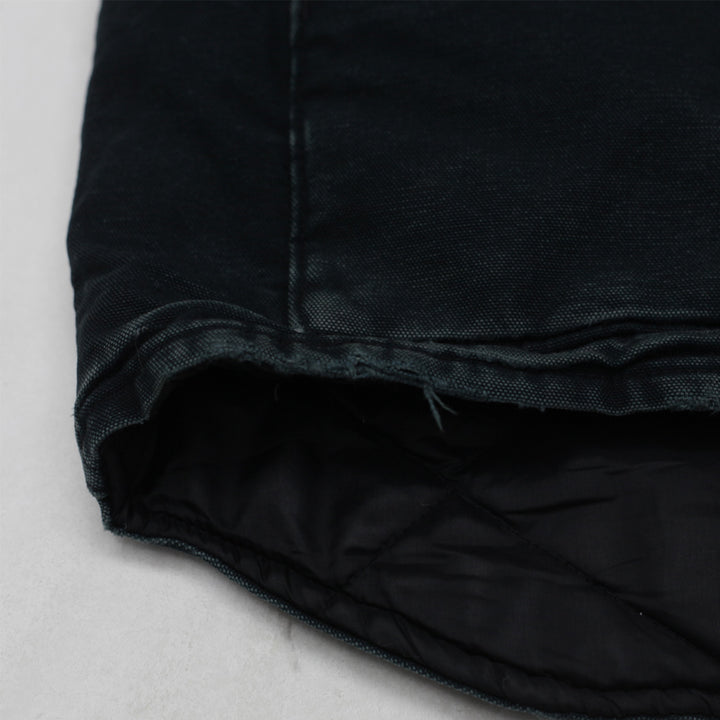 Vintage Carhartt Quilted Lined Work Vest Black - Fashion Rerun Vintage Migration_Jacket