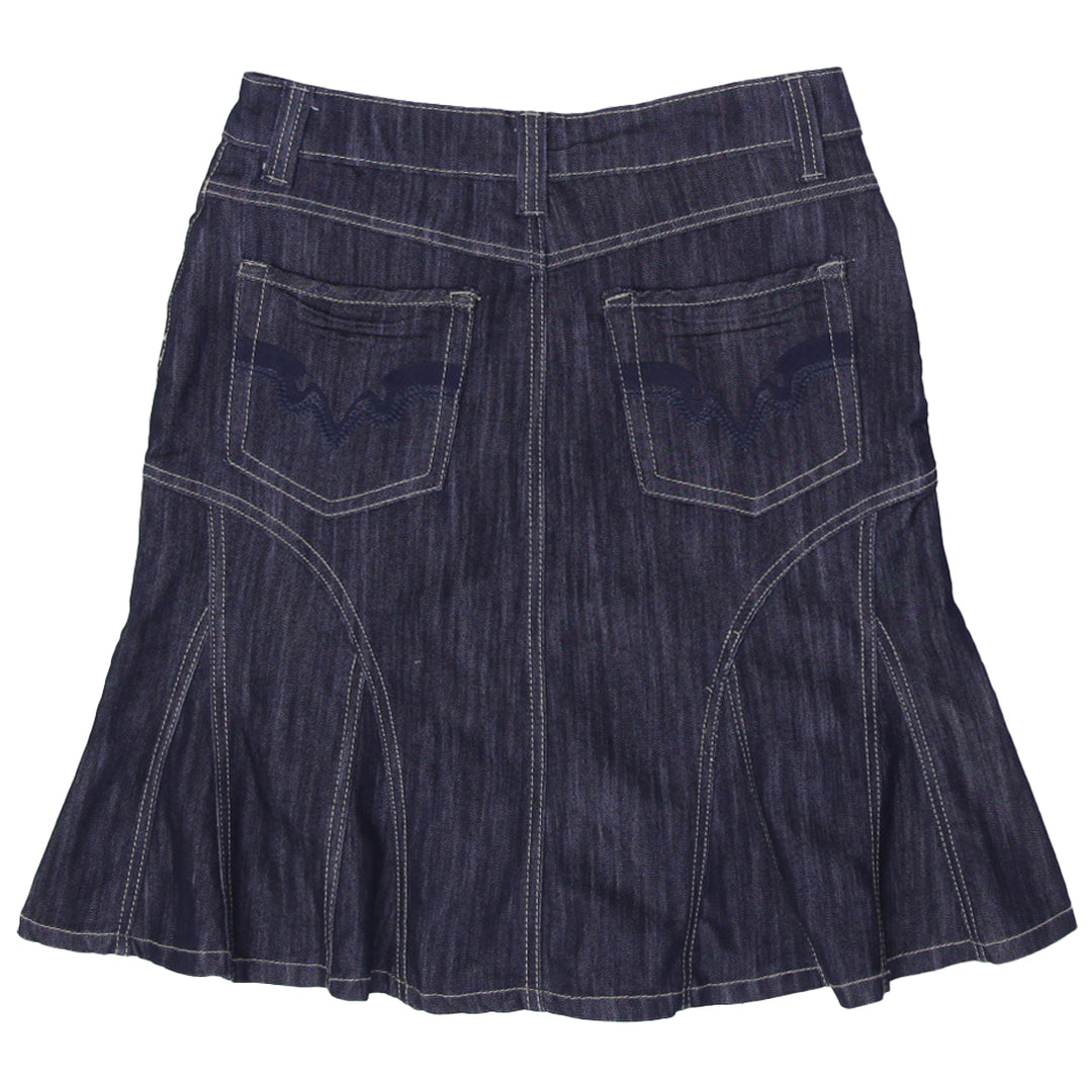 Y2K Ladies Onado Jeans Flared Denim Midi Skirt