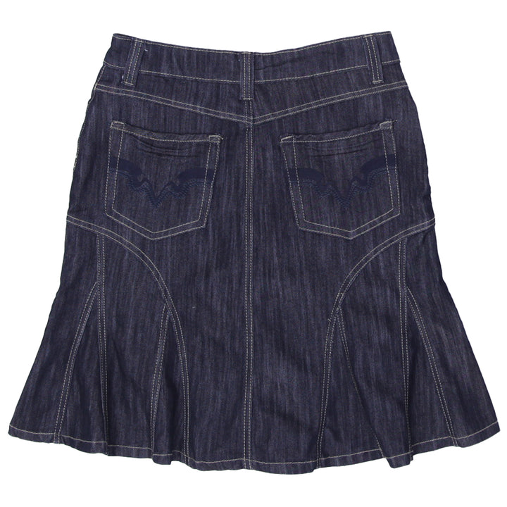 Y2K Ladies Onado Jeans Flared Denim Midi Skirt