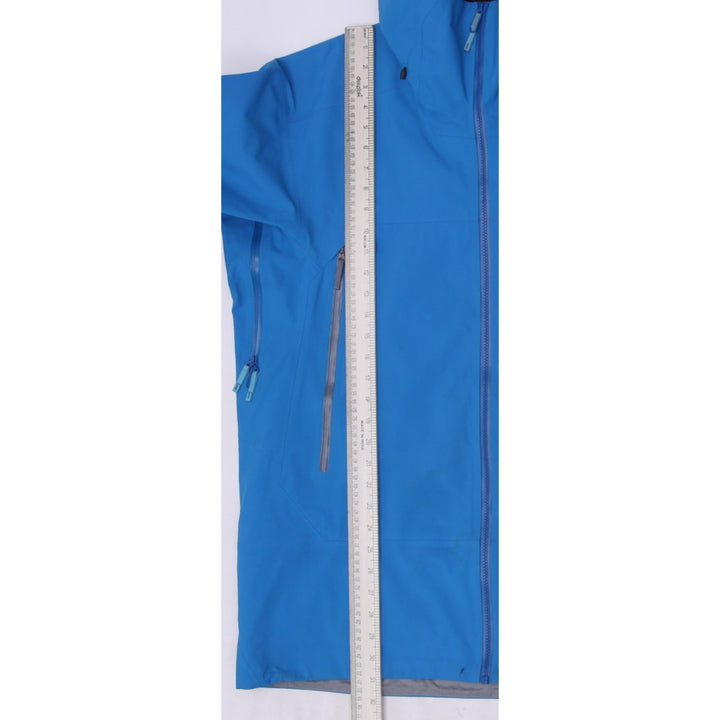 Mens Arc'teryx Jacket Blue Hooded Lightweight Waterproof L