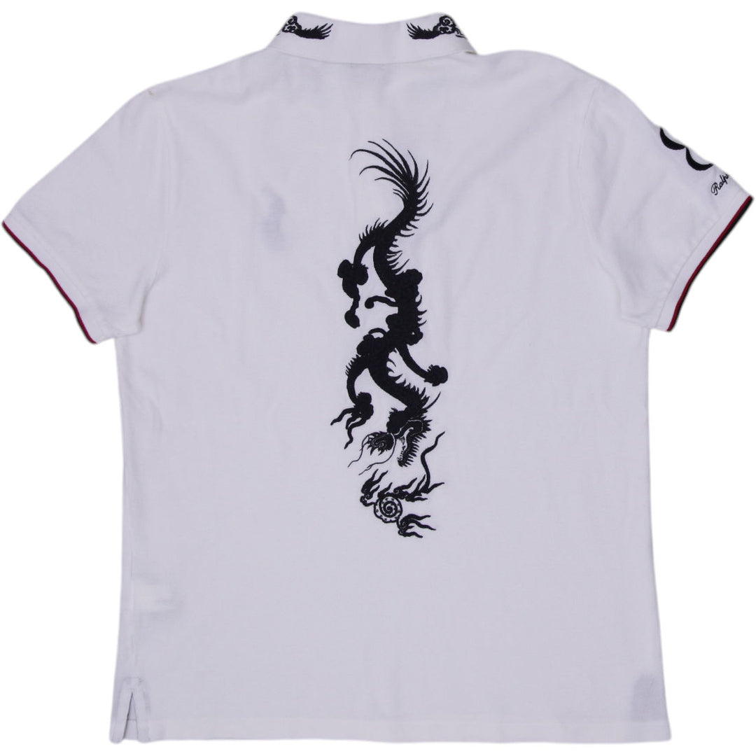 Ralph Lauren Dragon Polo Shirt Size L | Migration_T-Shirts - Side View | Fashion Rerun