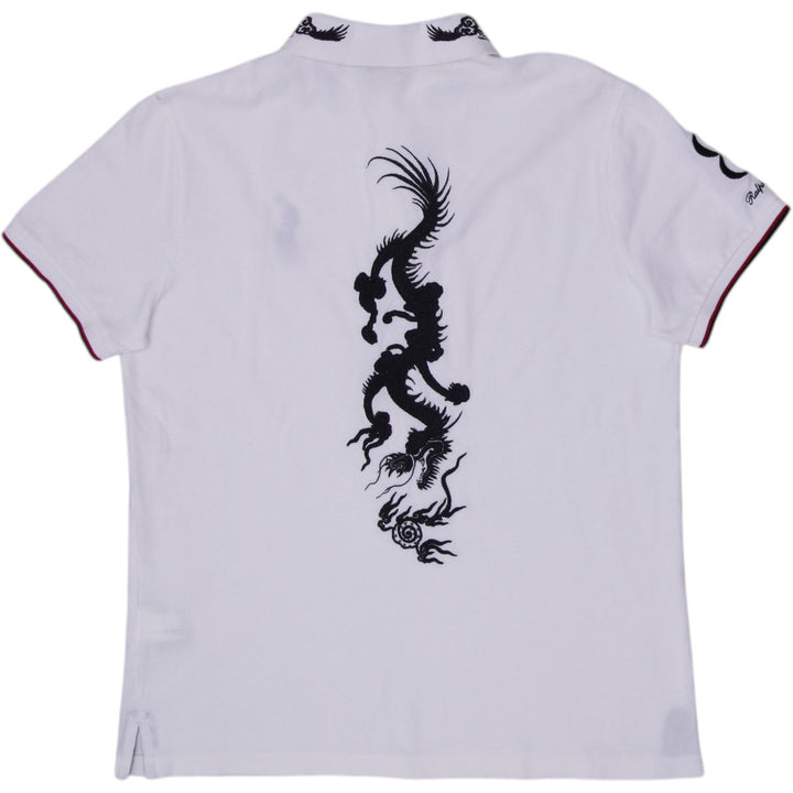 Ralph Lauren Dragon Polo Shirt Size L | Migration_T-Shirts - Side View | Fashion Rerun