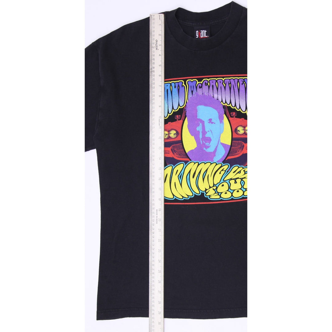Vintage 2002 Paul McCartney Driving USA Tour T-Shirt Giant Tag Size XL USA Made