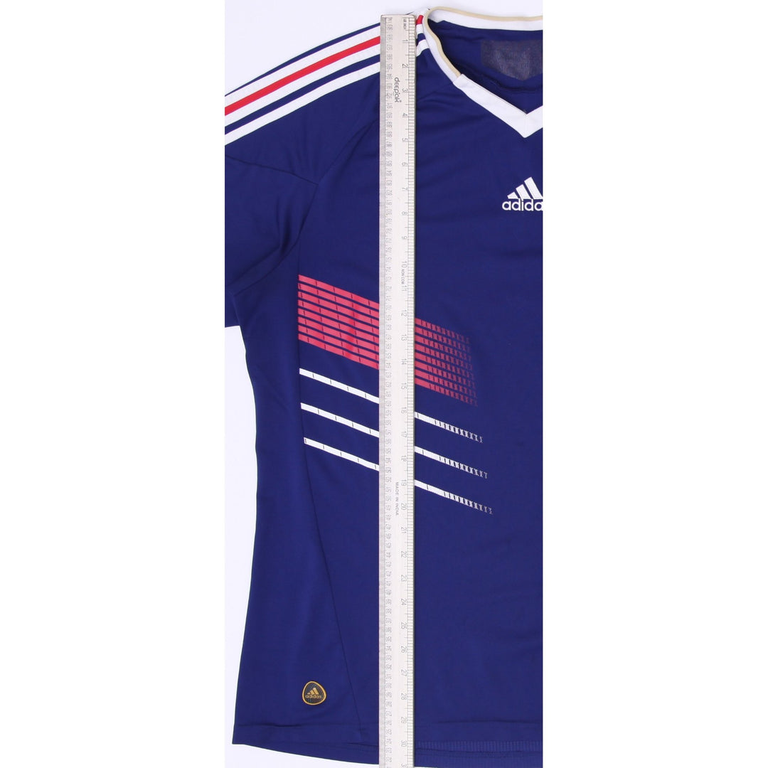 Mens Adidas France 2010-11 Home Football Jersey Adidas Blue World Cup Size XL