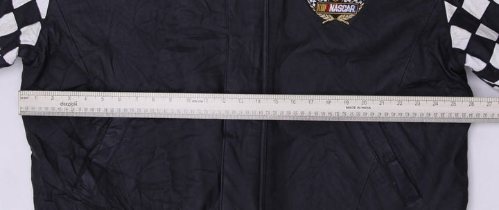 Vintage Jeff Hamilton Racing Black Leather NASCAR 50th Anniversary Jacket XXL | Migration_Jackets - View 6 | Fashion Rerun