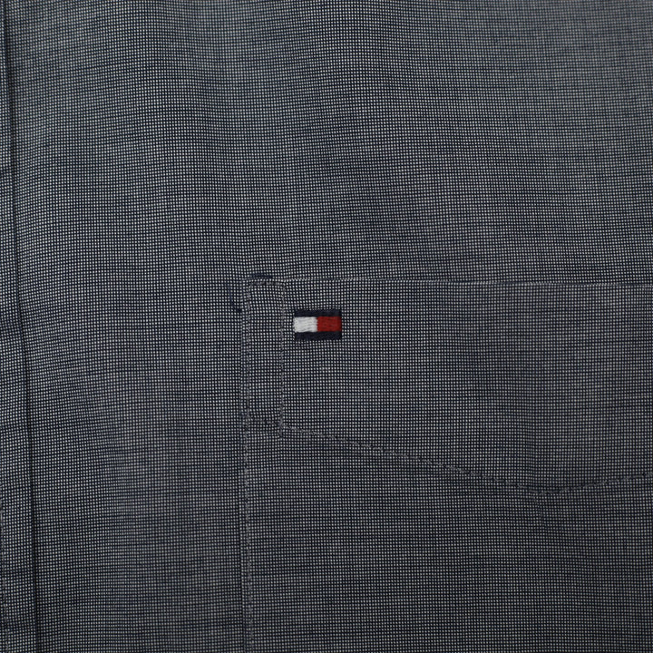 Mens Tommy Hilfiger Classic Fit Long Sleeve Button-Down Shirt Size L