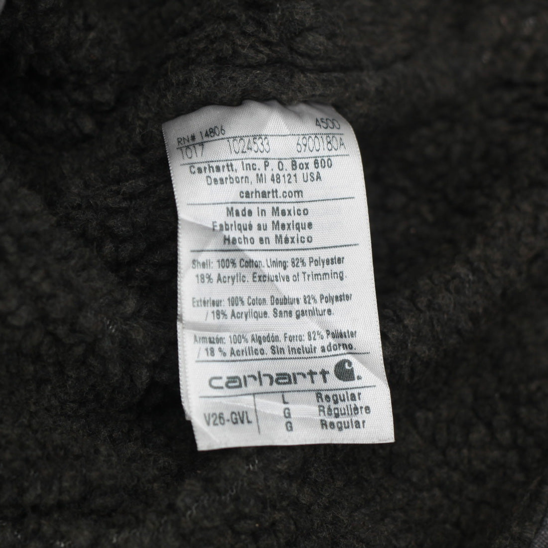 Shop Mens V26-GVL Carhartt Sherpa Lined Vest | Fashion Rerun