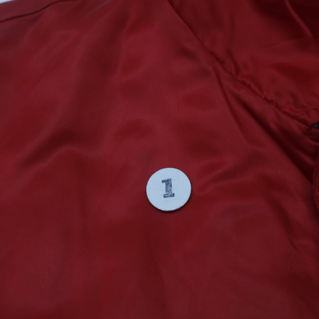 Vintage 80s Shain of Canada Montreal Canadiens Satin Bomber Jacket Size M