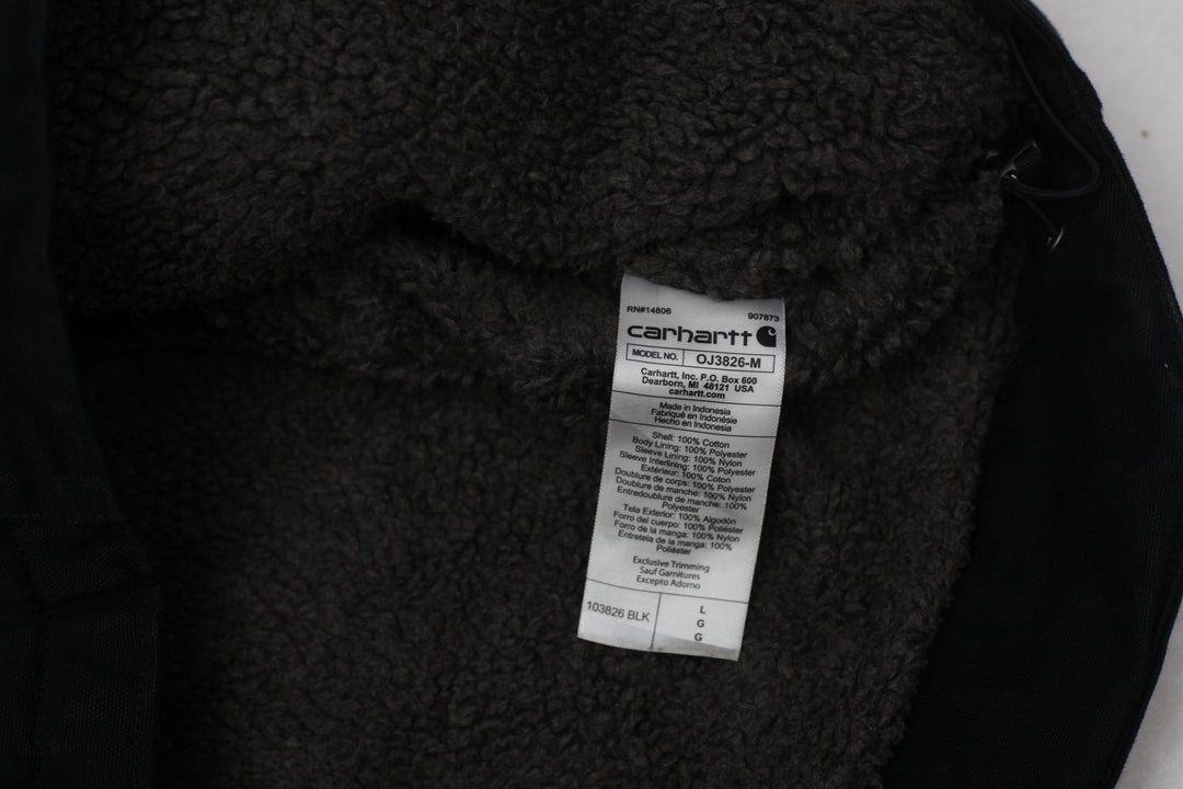 Mens Carhartt Relaxed Fit 103826 BLK Hooded Jacket