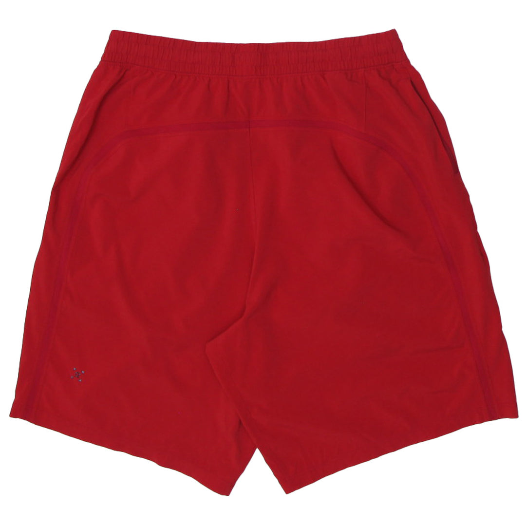 Mens Lululemon Red Sports Shorts