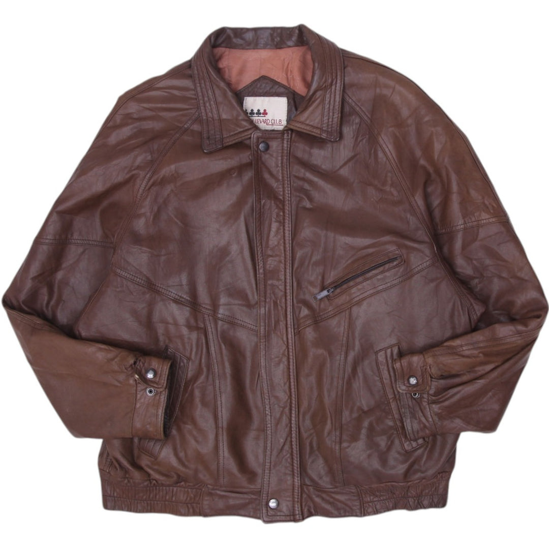 Vintage Casual Coat Leather Jacket Size L | Migration_Jackets | Fashion Rerun