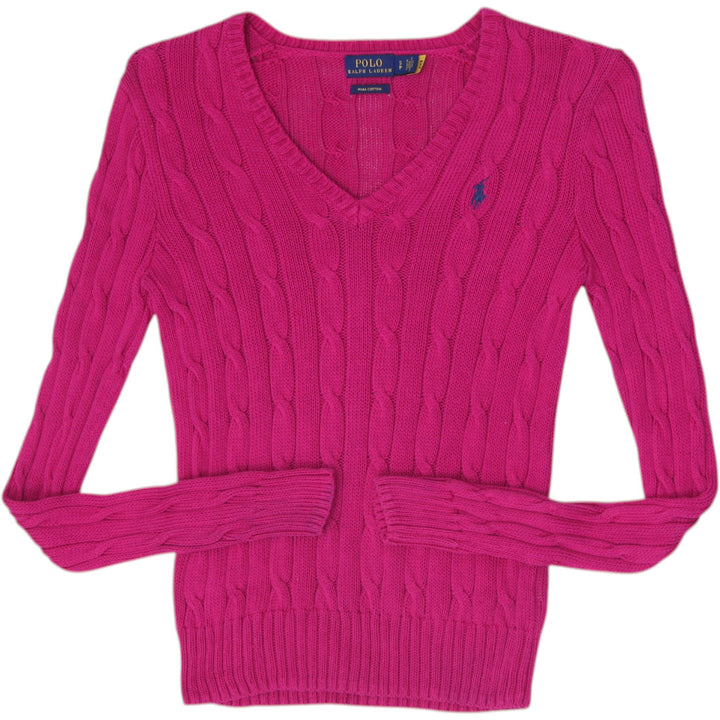 Ladies Ralph Lauren Pima Cotton Cable Knit Sweater Size S