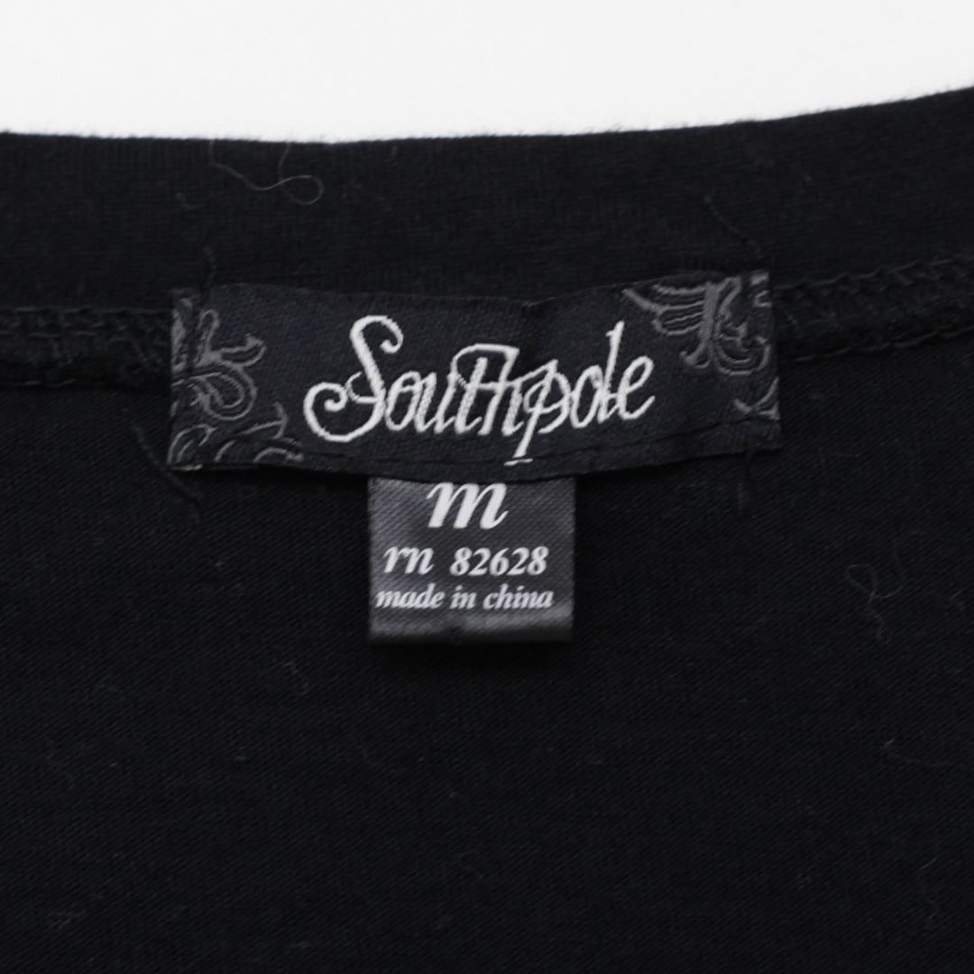 Y2K Ladies Southpole Baroque Egyptian Mirror Graphic Size M