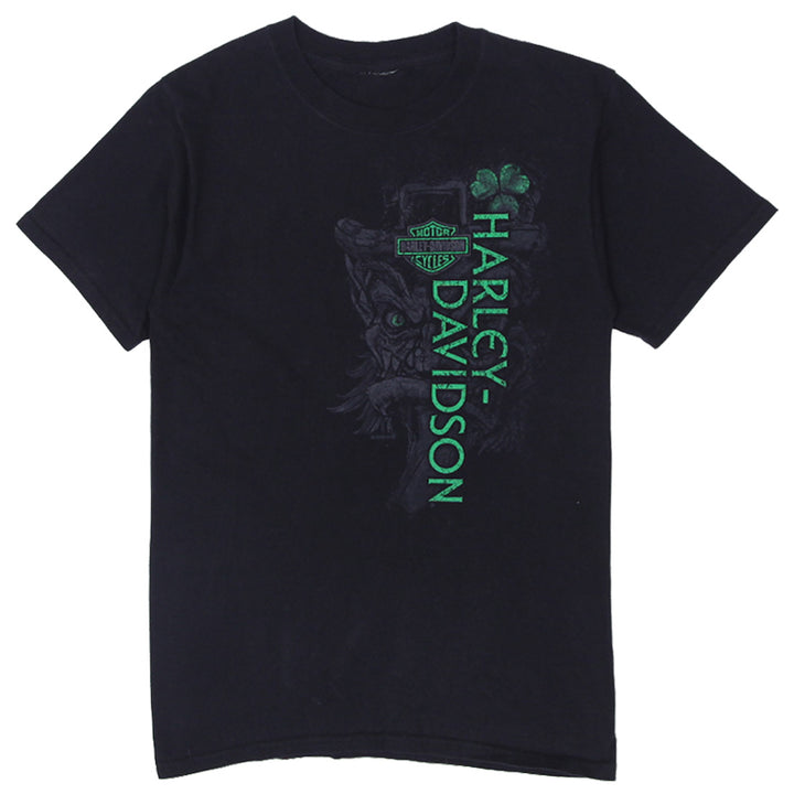 Mens Harley Davidson Logo Black T-Shirt - Fashion Rerun Vintage Migration_T-Shirt