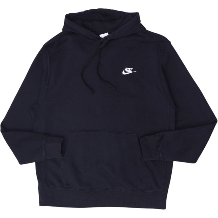 Mens Nike Club Fleece Pullover BV2654-010 Hooded Sweatshirt Size L