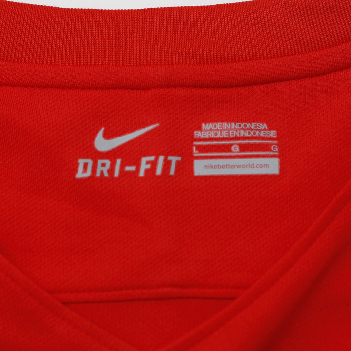 Mens Chile 2016-17 Home Football Jersey Nike Red Copa America Size L