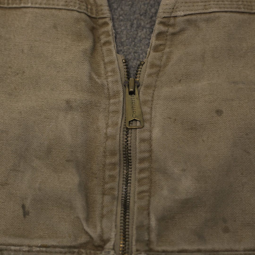 Vintage Vintage Carhartt V26 CML Sherpa Lined Duck Canvas Vest Size L