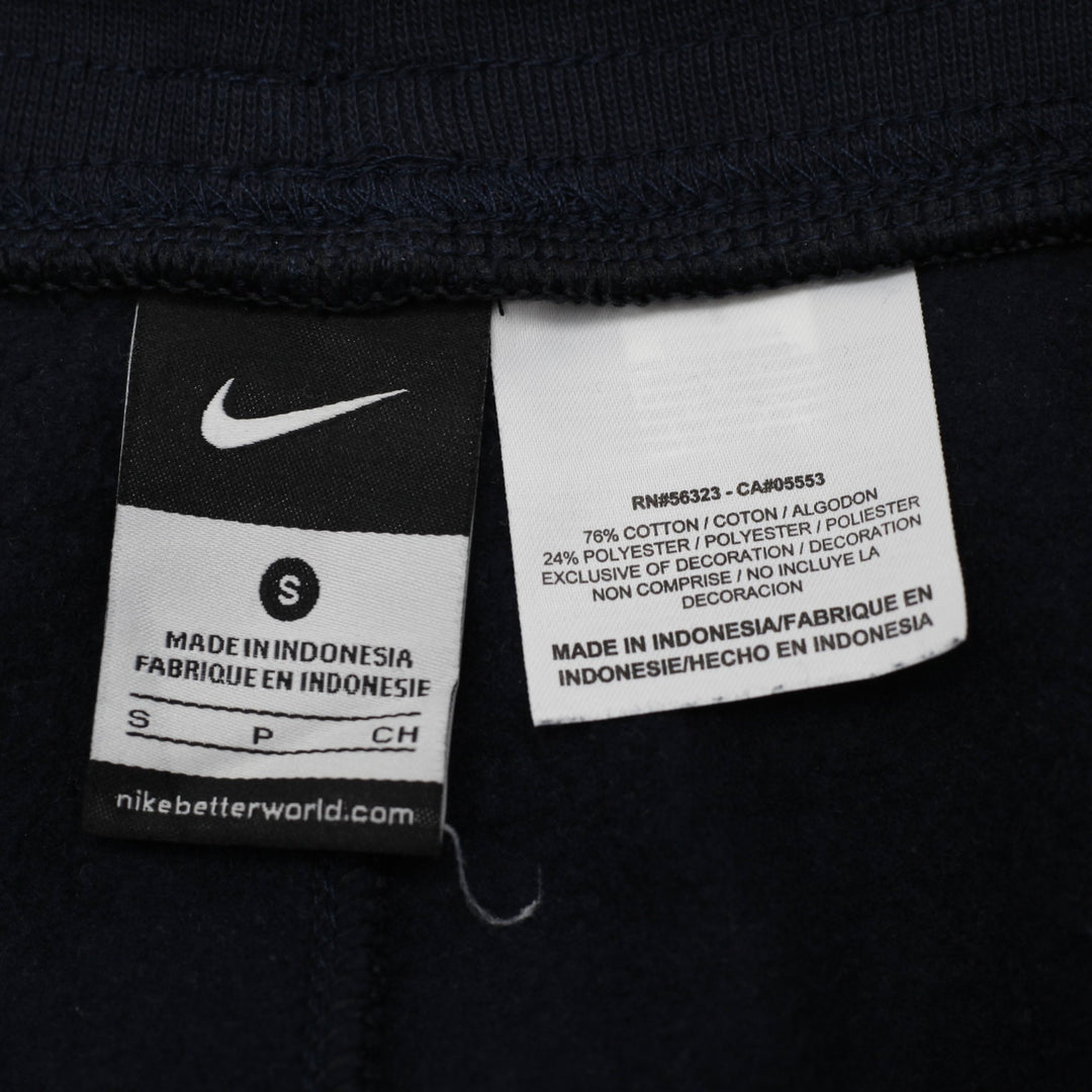 Ladies Nike Classic Embroidered Swoosh Straight-Leg Sweatpants Navy Blue Size S