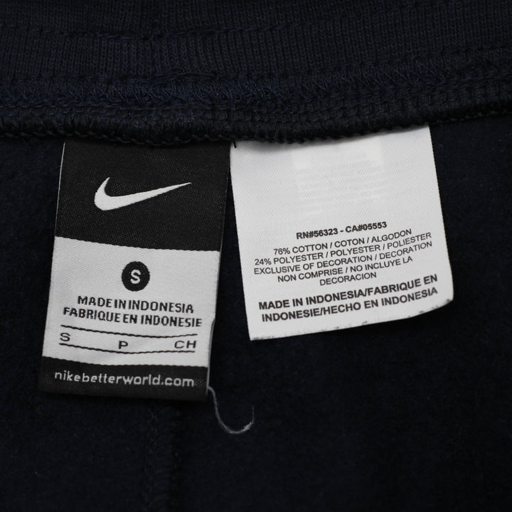 Ladies Nike Classic Embroidered Swoosh Straight-Leg Sweatpants Navy Blue Size S