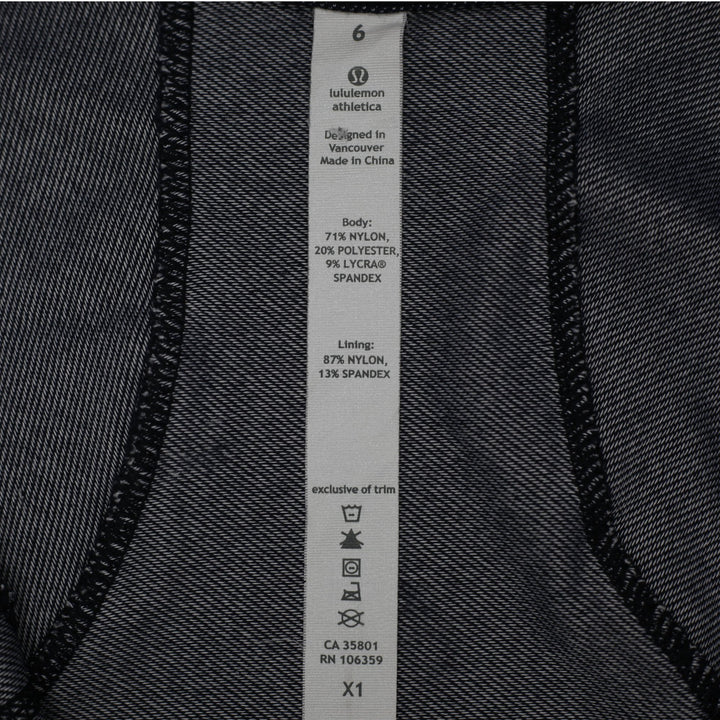 Ladies Lululemon Athletica Forme Heathered Full Zip Track Jacket Size 6