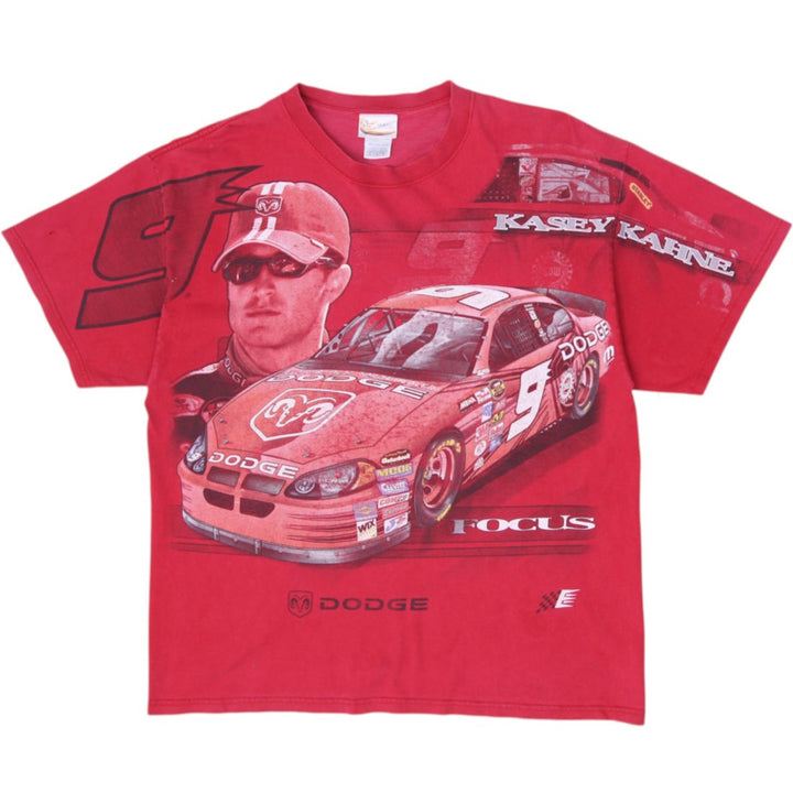 Vintage 2005 Chase Authentic Kasey Kahne 9 Dodge AOP Racing T-Shirt Red Size XL
