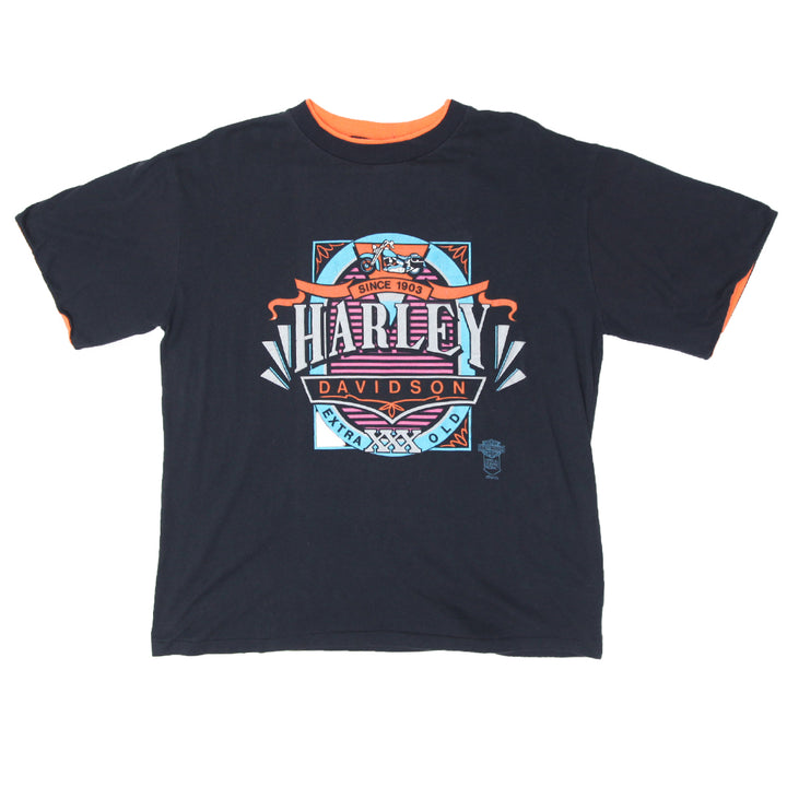 Vintage Harley Davidson Extra Old Layered T-Shirt XL