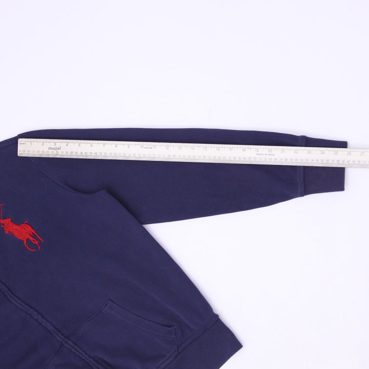 Polo Ralph Lauren USA Flag Big Pony Full Zip Hoodie Size L