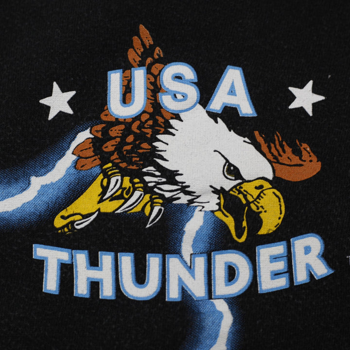 Vintage 90s American Thunder Lightning Leader of the Pack T-Shirt Size XL
