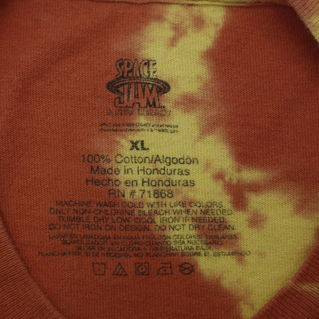 Mens Space Jam A New Legacy Tie-Dye Tune Squad Graphic T-Shirt Size XL