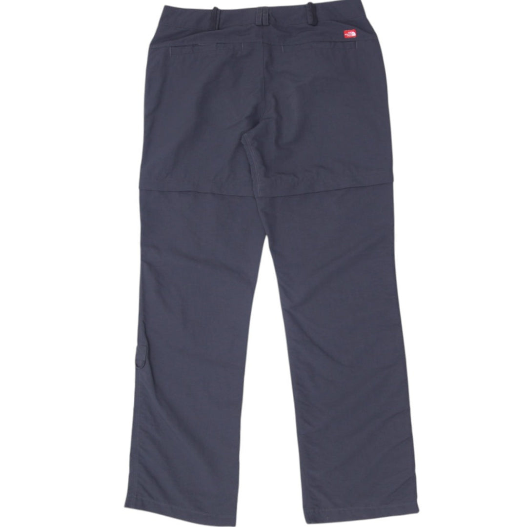Ladies The North Face Gray Convertible Outdoor Hiking Pants Size 14 | Migration_Pants - Side View | Fashion Rerun