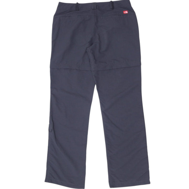 Ladies The North Face Gray Convertible Outdoor Hiking Pants Size 14 | Migration_Pants - Side View | Fashion Rerun